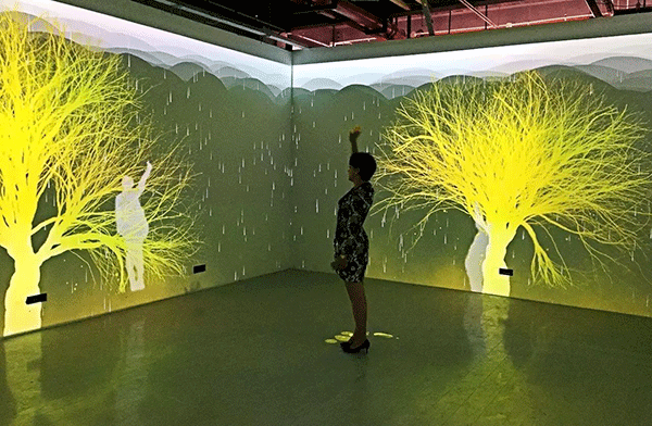 投石科技创意互动墙装置 让你的活动现场成为“网红打卡点”